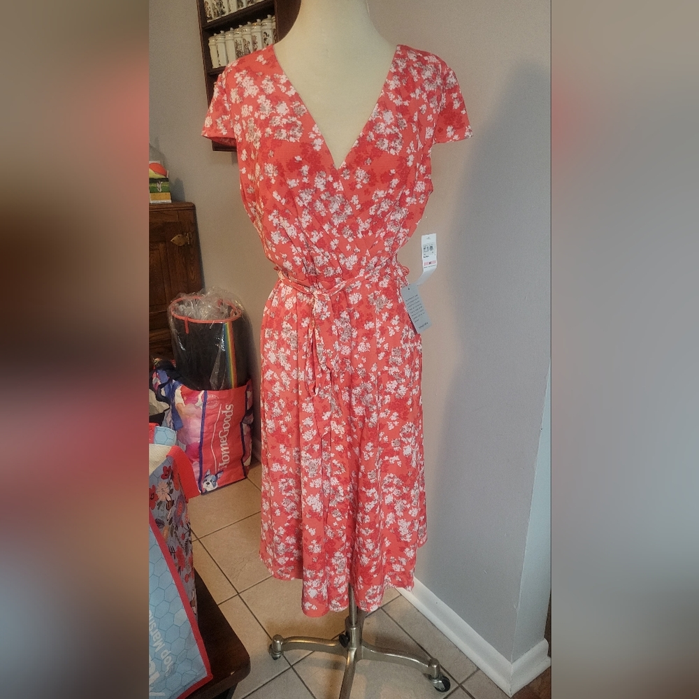 London Times floral dress. Sz 10
